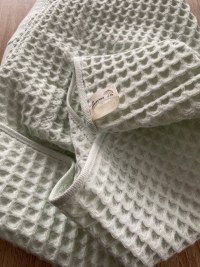 Банное полотенце мятное 70×140 см, быстро сохнет