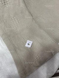 Детский хлопковый плед 120×120 см, бежевый — 7Я Атмосфера Благополучия