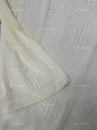 Детский хлопковый плед 120×120 см, молочный — 7Я Атмосфера Благополучия