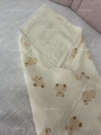 Плед детский муслиновый для новорожденных 492705940