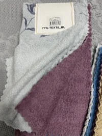 Салфетки из микрофибры 30х30 см с розами, набор 5 шт., подарок