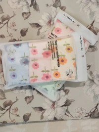 Салфетки из микрофибры 30х30 см с цветами, набор 3 шт., подарок