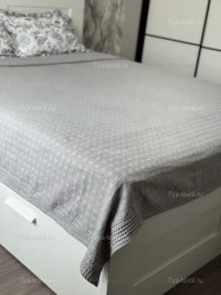 Покрывало хлопковое евро пыльная роза 200x230 см | 7Я Атмосфера Благополучия