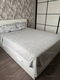 Покрывало муслиновое мятное 200×230 см — евро хлопковое покрывало — 7Я Атмосфера Благополучия