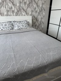 Покрывало вафельное с бахромой 200×230 из 100% хлопка — купить в интернет-магазине 7Я «Атмосфера Благополучия»