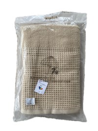Полотенце банное песочное 80×160 см махра подарок купить