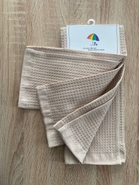 Полотенце кухонное 40х60 см 2 шт купить — бежевое с джемом