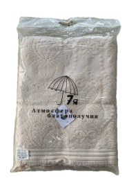 Полотенце супер баня махра 90х160 нежно розовое подарок