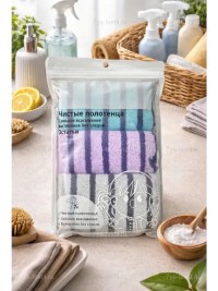 Салфетки для уборки из микрофибры 30x30 см. 389558996