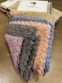 Салфетки из микрофибры 30×30 см, 5 шт. | Для уборки дома — 7Я Атмосфера Благополучия